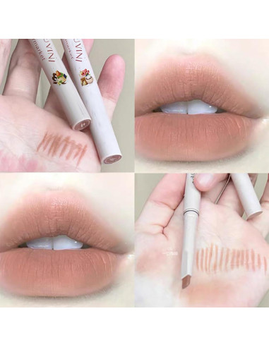 Conjunto de 5 Lápices de Labios Mate Petansy - Hidratantes y Larga Duración