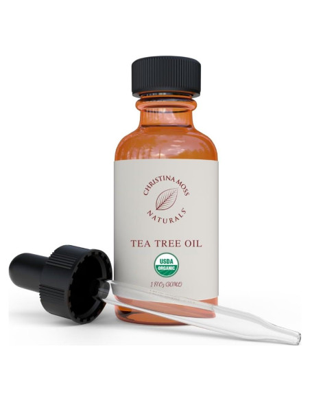 Aceite de Árbol de Té Orgánico Christina Moss 30ml Puro y Multiusos
