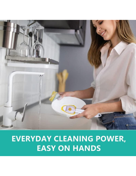 Recargas de Esponjas para Wand de Platos HELIME 12 Paquete