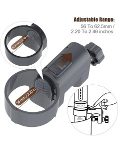 Soporte Ajustable Sous Vide KitchenBoss BK300 para Olla 5.67-6.25 cm 2