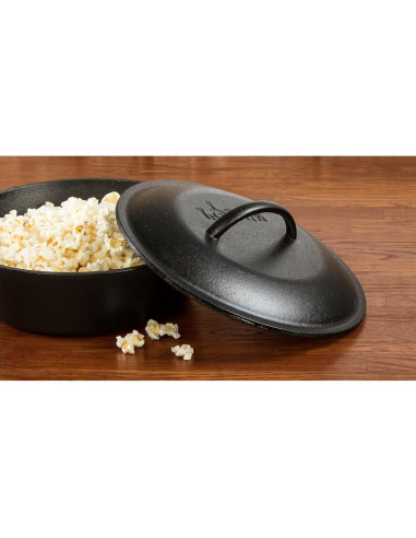 Sartén Profunda de Hierro Fundido Lodge 3L con Tapa