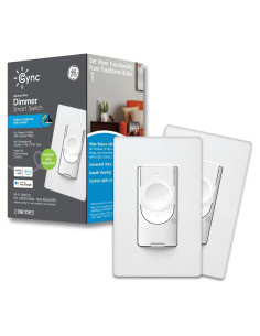 Interruptor de Luz Inteligente GE Cync 4 Cables Wi-Fi 2.4 GHz (Paquete de 2)