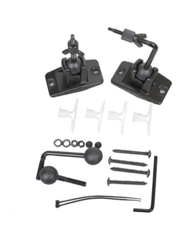 Soporte de Altavoz VideoSecu MS40B2 para Pared o Techo Negro