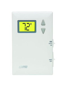 Termostato Digital No Programable LUX PSD010BF para Calefacción