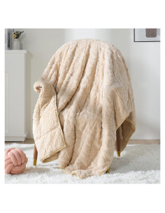 Manta con peso Sivio 152x203 cm 6.8 kg Sherpa Jacquard