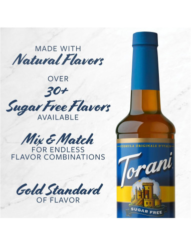 Paquete de Sirope Sin Azúcar Torani - Variedad Soda 4 Sabores