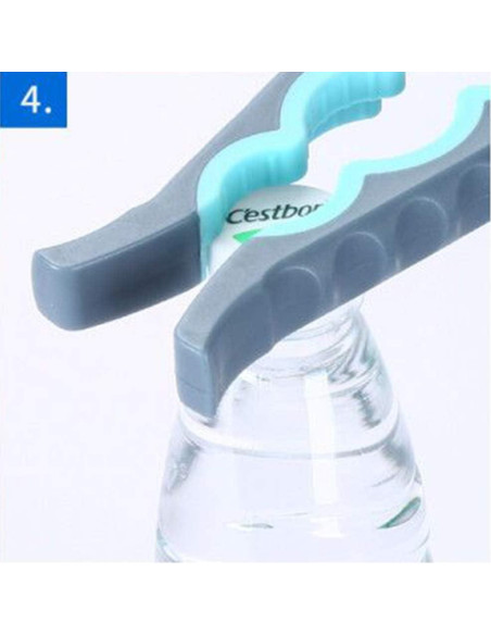 Abre frascos Otstar ergonómico para ancianos y artritis - Azul