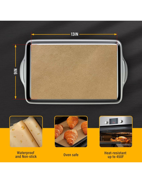 Hojas de Papel Pergamino Anti-adherente Vosda 9x13" 120p