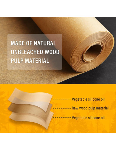 Hojas de Papel Pergamino Anti-adherente Vosda 9x13" 120p