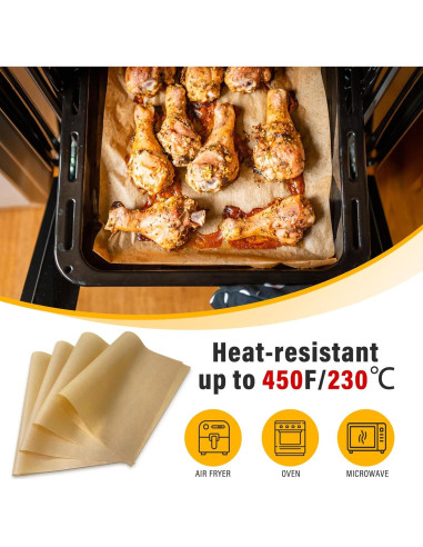 Hojas de Papel Pergamino Anti-adherente Vosda 9x13" 120p