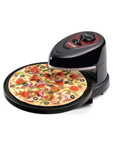 Horno Rotatorio Presto Pizzazz Plus 30cm Negro 1235W