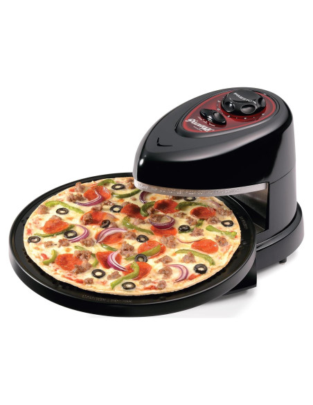 Horno Rotatorio Presto Pizzazz Plus 30cm Negro 1235W