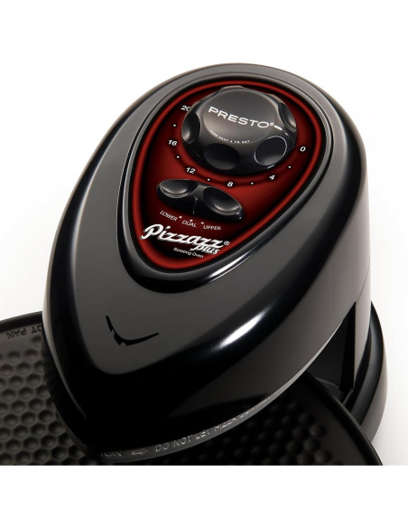 Horno Rotatorio Presto Pizzazz Plus 30cm Negro 1235W