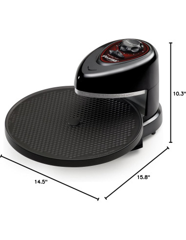 Horno Rotatorio Presto Pizzazz Plus 30cm Negro 1235W