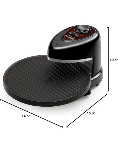 Horno Rotatorio Presto Pizzazz Plus 30cm Negro 1235W