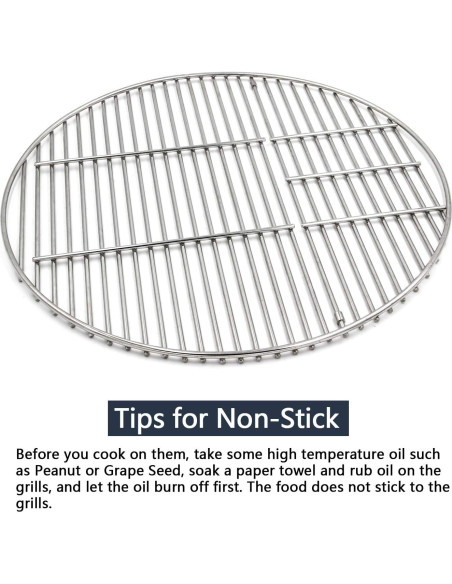 Rejilla de Cocción Redonda Hongso 46.99 cm Acero Inoxidable Rejilla de Cocción Redonda Hongso 46.99 cm Acero Inoxidable