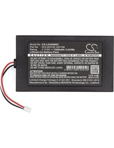 Batería Li-Polímero 1300mAh 3.7V Vsdampj para Logitech