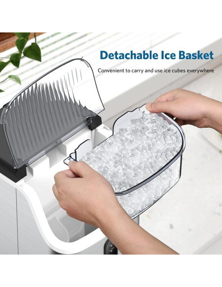 Máquina de Hielo en Nuggets COWSAR 15.88 kg/24H Acero Inoxidable