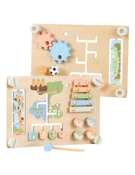 Tablero de Actividades Montessori SEQ 36.6x26.9cm para Niños