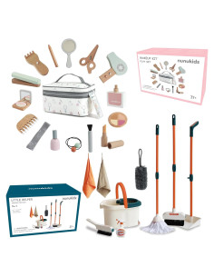 Juego de Maquillaje de Madera para Niños Nunukids 15 Piezas