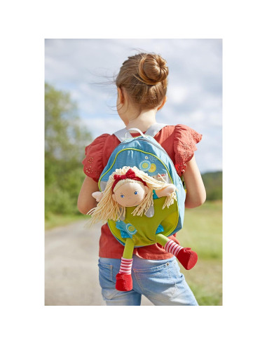 Mochila Portabebés HABA Pradera de Verano 33 cm para Niñas