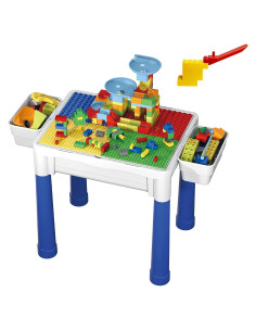 PicassoTiles Juego Magnético 5 Piezas Vehículos + Mesa Actividades