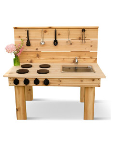 Cocina de Barro Mini Noble Toys con Fregadero Funcional