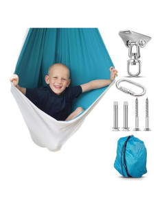 Hamaca Sensorial SENSORY4U Doble Capa 144.78x116.84cm Azul