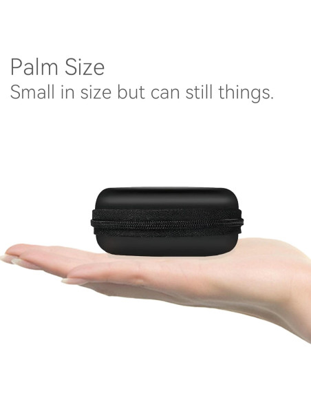 Funda Dura para Auriculares MAS CARNEY Azul 8x8x3cm