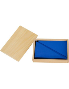Triángulos Azules Constructivos Montessori Outlet - 12 Piezas 2