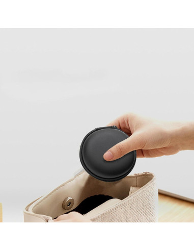 Funda Dura para Auriculares MAS CARNEY Azul 8x8x3cm