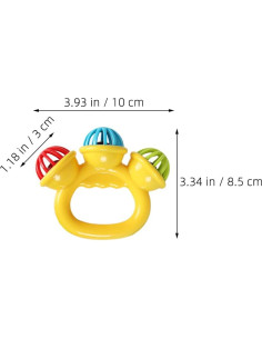 BESTonZON 3PCS Campanas de Mano para Bebés y Niños 2