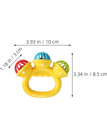BESTonZON 3PCS Campanas de Mano para Bebés y Niños