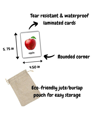 Tarjetas de Palabras Iniciales LifeLoLo - 48 Tarjetas Bilingües