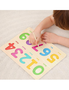 Rompecabezas de Madera GRINNNIE para Niños 2-4 Años 2