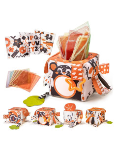 Juguete Sensorial TUMAMA para Bebés 6-12 Meses - Caja de Tejido