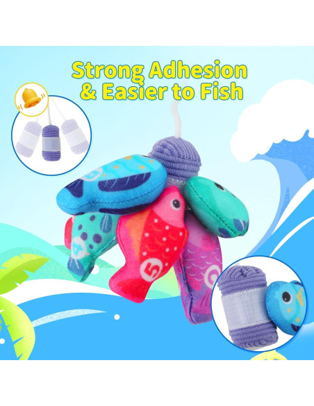 Juego de Pesca de Tela Montessori Genérico 23PCS Educativo