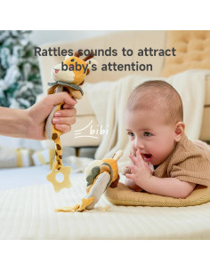 Sonajeros de Peluche TUMAMA para Bebés 0-6 Meses - 3 PCS 2