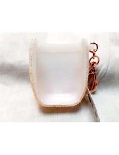 Porta desinfectante de manos Genérico Tamaño de viaje Ombre durazno 2