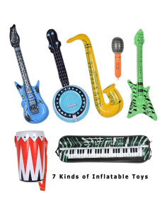 Max Fun 30 PCS Juguetes Inflables Fiesta Rock Star 2