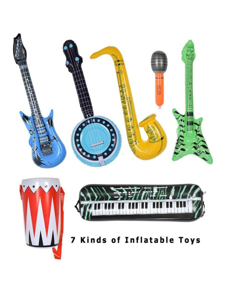 Max Fun 30 PCS Juguetes Inflables Fiesta Rock Star Max Fun 30 PCS Juguetes Inflables Fiesta Rock Star