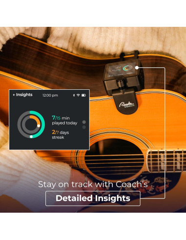 Grabadora Portátil de Voz e Instrumento Roadie Coach - Afinador y Controlador MIDI