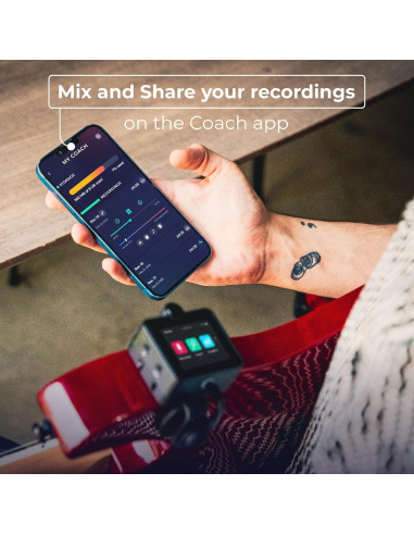 Grabadora Portátil de Voz e Instrumento Roadie Coach - Afinador y Controlador MIDI