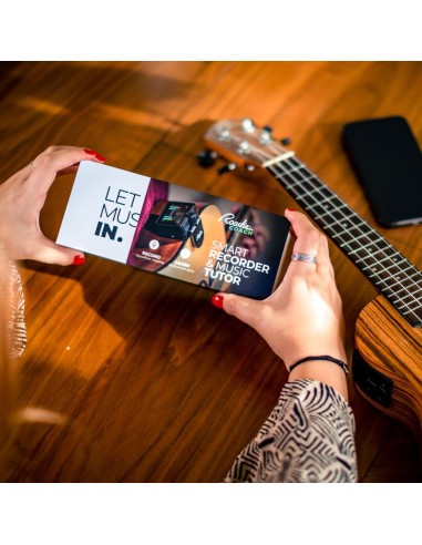 Grabadora Portátil de Voz e Instrumento Roadie Coach - Afinador y Controlador MIDI