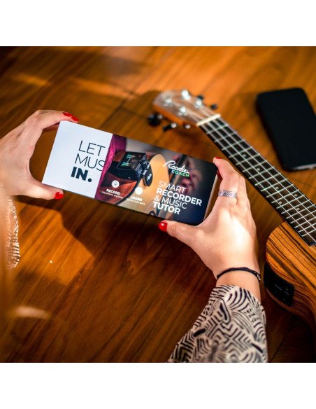 Grabadora Portátil de Voz e Instrumento Roadie Coach - Afinador y Controlador MIDI