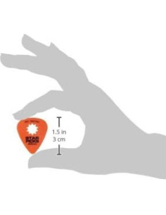 Puas de guitarra Everly 30022 - Grosor 0.60mm Naranja 2