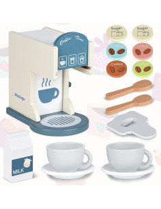 Máquina de Café de Madera para Niños Medoga - Juguete Educativo 2