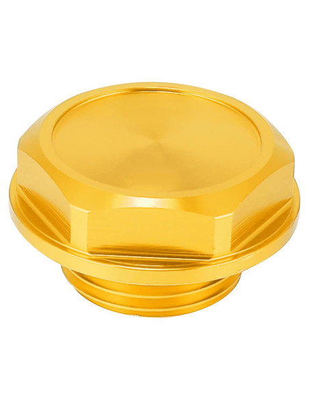 Tapa de Llenado de Aceite X AUTOHAUX Aluminio Dorado 31mm