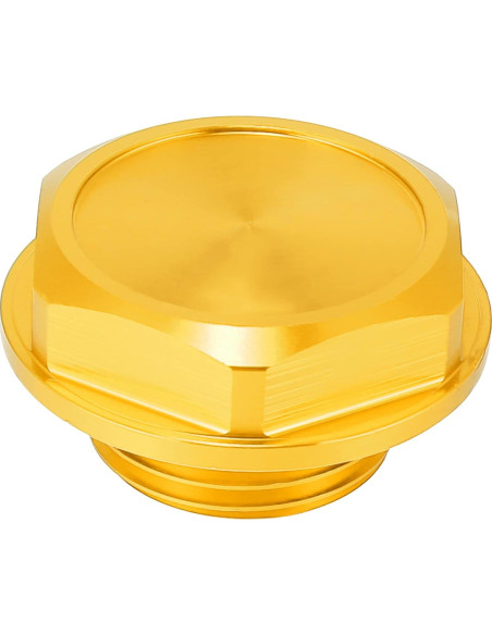 Tapa de Llenado de Aceite X AUTOHAUX Aluminio Dorado 31mm