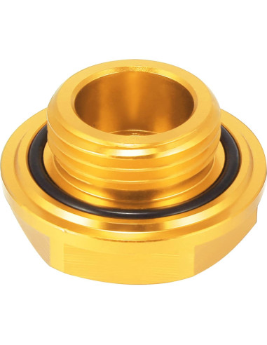 Tapa de Llenado de Aceite X AUTOHAUX Aluminio Dorado 31mm